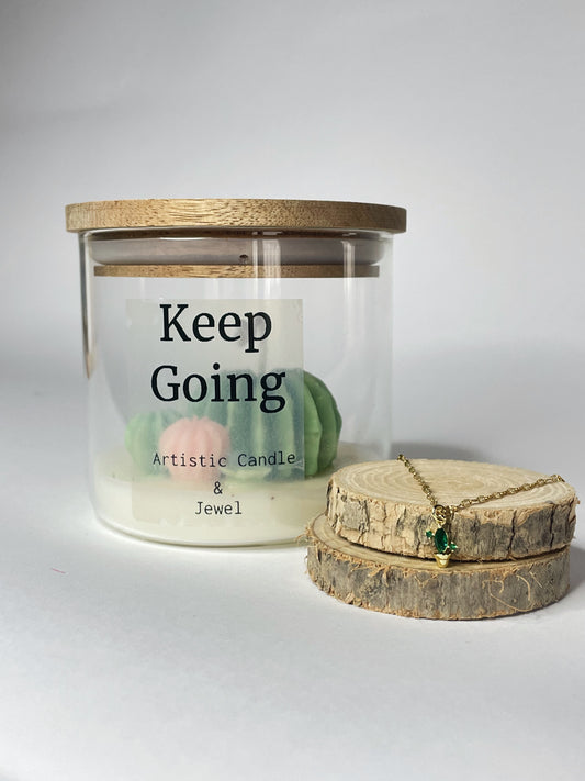 Keep going Candle&Jewel