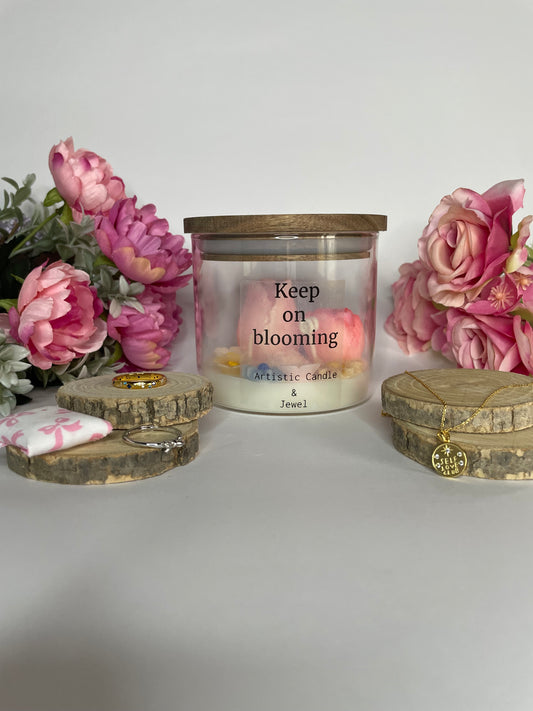 Keep on blooming Candle&Jewel